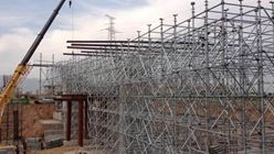 惠州干線機(jī)場(chǎng)：盤扣式腳手架